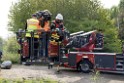 Schwerer VU LKW Zug Bergheim Kenten Koelnerstr P344